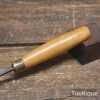 Vintage S.J Addis Woodcarvers V Parting Chisel ¼” Wide - Ready To Use