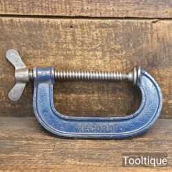 Vintage Record Tools 4” G-Clamp - Fully Refurbished Ready For Use