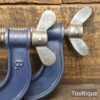 Vintage Pair of Record Tools 8” G-Clamps - Fully Refurbished Ready For Use