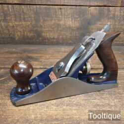 Vintage 1930’s Record No: 4 Smoothing Plane Rosewood Handles - Fully Refurbished