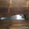 Vintage Henry Disston USA 26” Cross Cut Saw 9 TPI - Sharpened Ready To Use