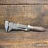 Vintage Adjustable Wrench Beechwood Handle - Good Condition