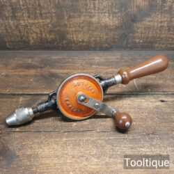 Vintage Stanley No: 803 Double Pinion Egg Beater Hand Drill - Fully Refurbished