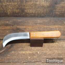 Vintage Curved Leatherworkers Craft Knife Sharpened & Honed