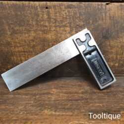 Vintage 6” Rabone No: 1905 Calibrated Steel Try Square - Good Condition