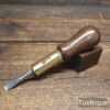 Vintage Moore & Wright Dumpy Flat End Ratchet Screwdriver - Good Condition