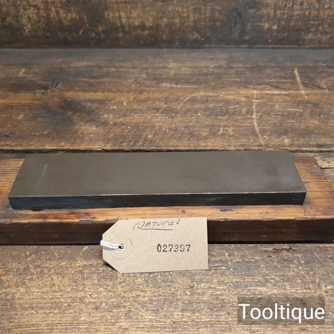 Vintage 8” Natural Fine Grade Honing Stone Lapped Flat Ready To Use