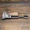 Vintage Twisted Handle Wrench Marked WB Pat Dated Feb 27.1883