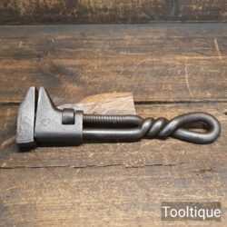 Vintage Twisted Handle Wrench Marked WB Pat Dated Feb 27.1883