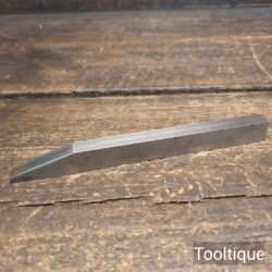 Vintage Engineers Tapered Edge Cutting Tool with Hardened Tip - Good Condition
