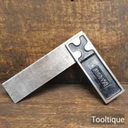 Vintage 6” Rabone Calibrated Steel Set Square - Refurbished Ready To Use