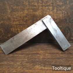 Vintage 5” Engineers Steel Square - Good Condition Ready To Use