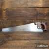 Vintage 22” Henry Disston Phily D7 12 TPI Cross Cut Panel Saw - Sharpened Ready To Use