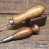 Vintage Pair of Leatherworking Craft Awls - Good Condition