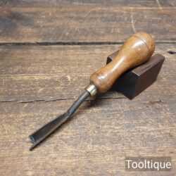 Vintage Cobblers Welt Cutting Knife Beechwood Handle - Good Condition