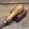 Vintage Cobblers Welt Cutting Knife Beechwood Handle - Good Condition