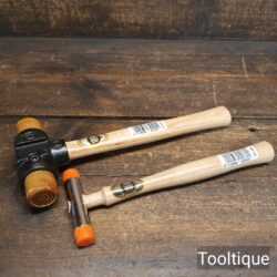 T27885 – 2 No: modern Thor hammers one with a tightening head in very lightly used condition.