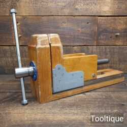 Vintage Tirani Wood Carvers Vice With Record Thread Parts - Fully Refurbished
