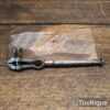 Antique Stubs Clockmakers Cast Steel Hand Vice with Brass Wing Nut Adjuster