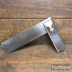 Vintage 9” Rosewood & Brass Carpenters Set Square - Refurbished Ready To Use