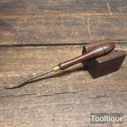 Vintage Fine Rounded & Curved Rasp or Float Tool - Rosewood Handle