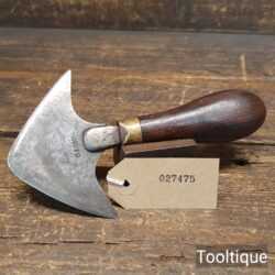 Vintage C.F Grove Small Half Moon Leatherworking Knife - Sharpened Ready For Use