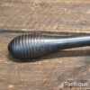 Ornate Antique Small Strapped Claw Hammer Ebony & Brass Handle That Unscrews