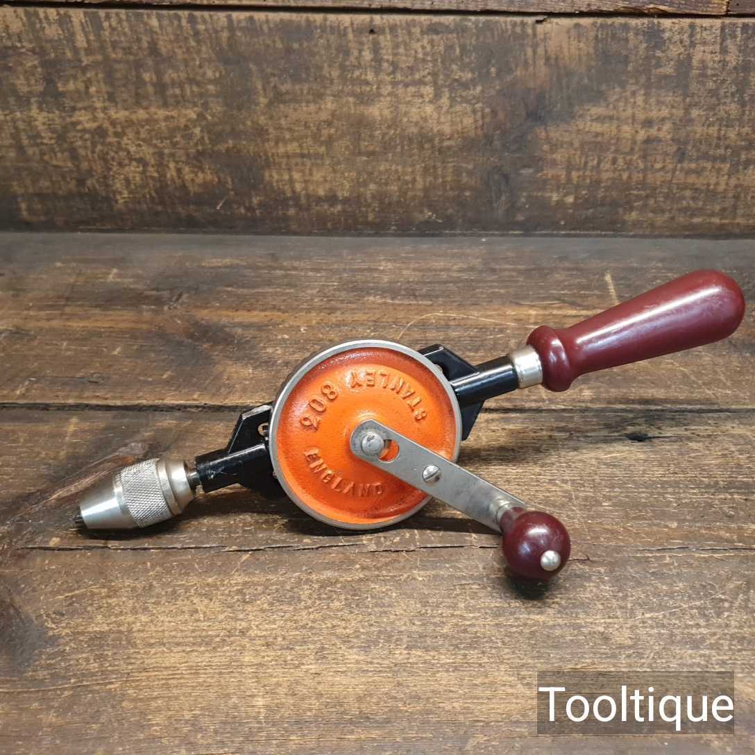 Hand Drill 1/4 / 8mm Chuck Hand Tools Double Pinion Wood Side Manual Turn TE138