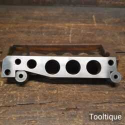 Vintage Engineer’s 6 3/8” Steel Sine Bar in Wooden Form - Good Condition