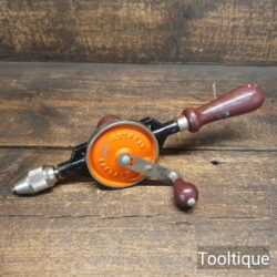 Vintage Stanley No: 803 Double Pinion Hand Drill - Good Condition