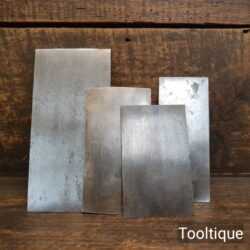 Vintage Collection of 4: No Cabinet Scrapers by Various Makers - Crisp Edges