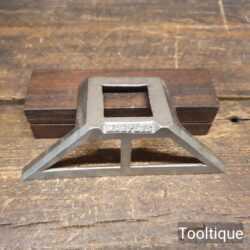 Vintage Marples Cast Steel Nickel Plated Mitre Template - Good Condition