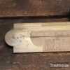 Scarce Vintage Edward Preston No: 1173 Engineers Best Boxwood Brass Rule