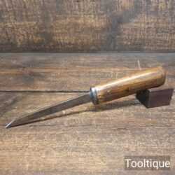 Vintage Isaac Greaves 1/8” Pig Stick Mortice Chisel - Refurbished Ready To Use