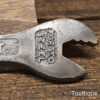 Vintage FastNut No: 1 PAT No: 194041 Forged Steel Spanner With 3 Step Size Change
