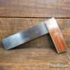 Vintage 9” Marples No: 2200 Mahogany Brass Carpenters Set Square - Good Condition
