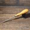 Vintage Leatherworker’s Awl with Beechwood Handle - Good Condition