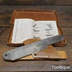 Vintage Cardboard Template Roofit Bevel PAT. No. 248125 in Original Box