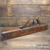 Vintage 22” Beechwood Jointer Plane 2 ½” Tapered Iron - Fully Refurbished
