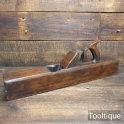 Vintage 22” Beechwood Jointer Plane 2 ½” Tapered Iron - Fully Refurbished