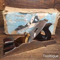 Vintage 14 ½” Post War Norris A1 Infill Panel Plane With Original Worn Box