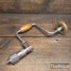 Vintage English Carpenters Ratchet Bit Brace 10" Swing - Refurbished