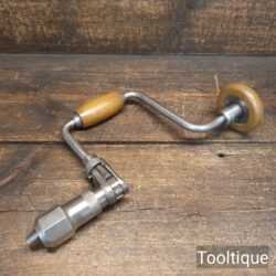 Vintage English Carpenters Ratchet Bit Brace 10" Swing - Refurbished