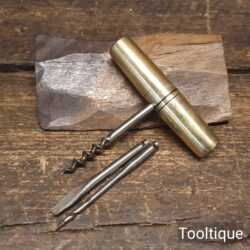Vintage Brass Pocket Multitool 3 No: Accessories - Good Condition