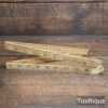 Crisp Vintage Rabone Chesterman No: 1162 Boxwood Brass Folding Rule