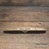 Vintage Edward Preston Ebony & Brass 8” Spirit Level - Good Condition