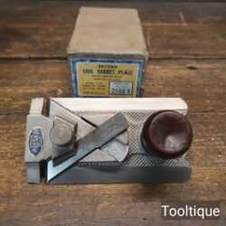 Vintage Boxed Record No: 2506 Side Rabbet Plane - Lightly Used Condition