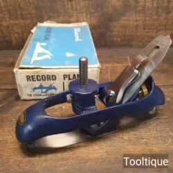 Vintage Boxed Crisp Record No: 020C Circular Compass Plane - Good Condition