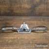 Vintage Edward Preston Ornate Spokeshave With Flat Sole & Polished Finish