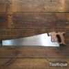 Vintage 22” Disston Philadelphia D8 Cross Cut Panel Saw 8 TPI - Fully Refurbished
